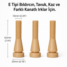 Bıldırcın Tüy Yolma Parmak
