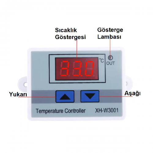 Seramik Isıtıcı Termostatlı Set