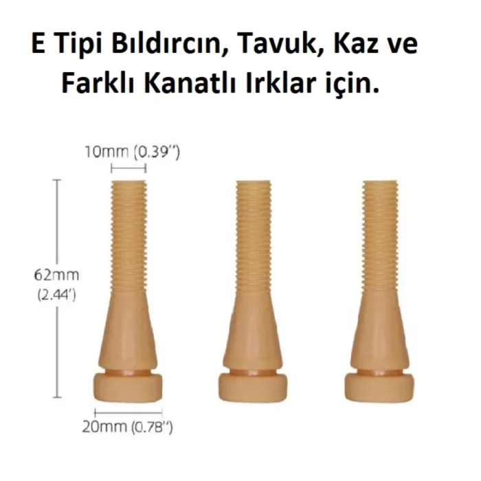 Bıldırcın Tüy Yolma Parmak - Görsel 2